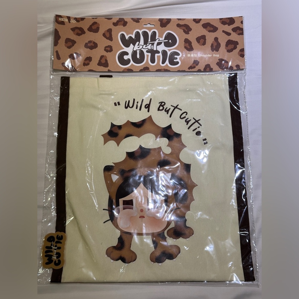 New Pop Mart CRY BABY Wild But Cutie Shoulder Bag Tote Style Sealed